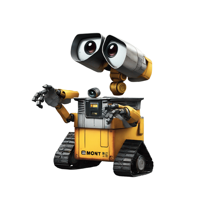 絵文字：wall-e like robot