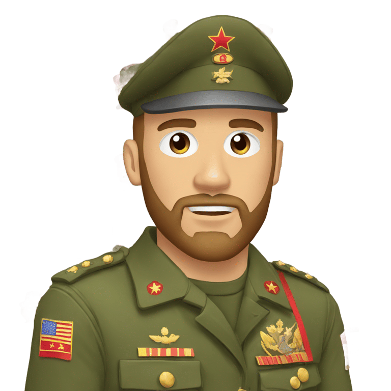 genmoji：特拉维斯·凯尔西作为苏联士兵