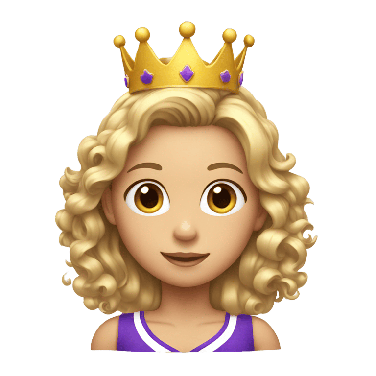 genmoji：带着皇冠的啦啦队队长