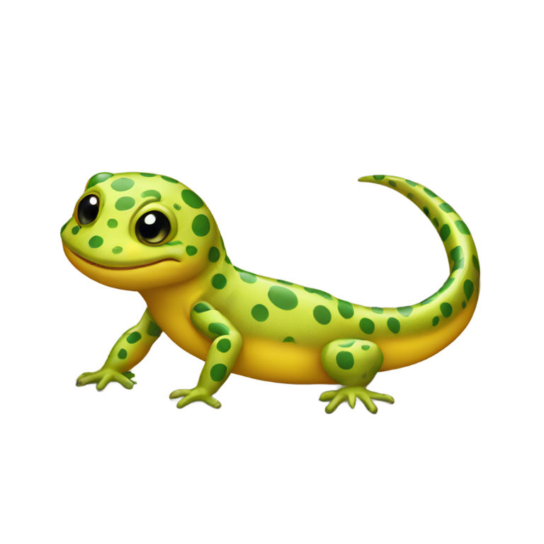 genmoji：蝾螈波尔卡圆点