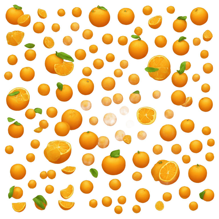絵文字：2️⃣ Orange Yellow