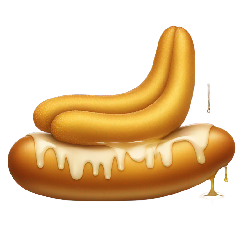 genmoji : Sirop de footjob sous la table, pieds frottants, corn dog, sirop dégoulinant