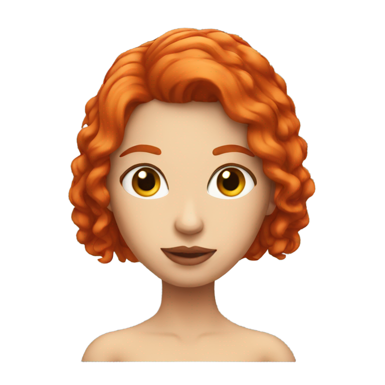 genmoji：红发大臀