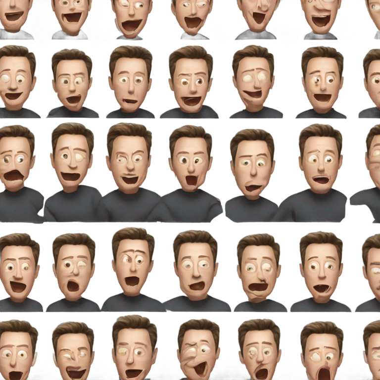 genmoji : Elon Musk devient fou