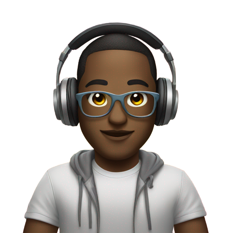 genmoji : Rainbow dj