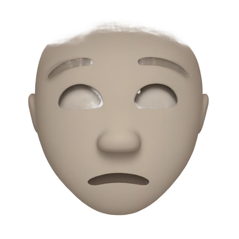 genmoji: flabergasted face