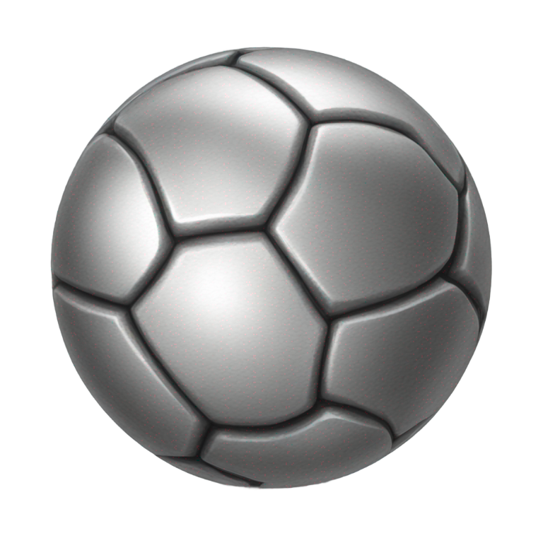 genmoji：Silver dollar ball