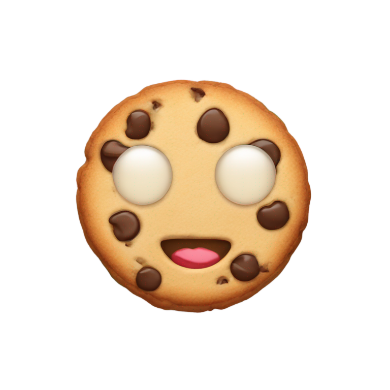 絵文字：クッキーが赤面する