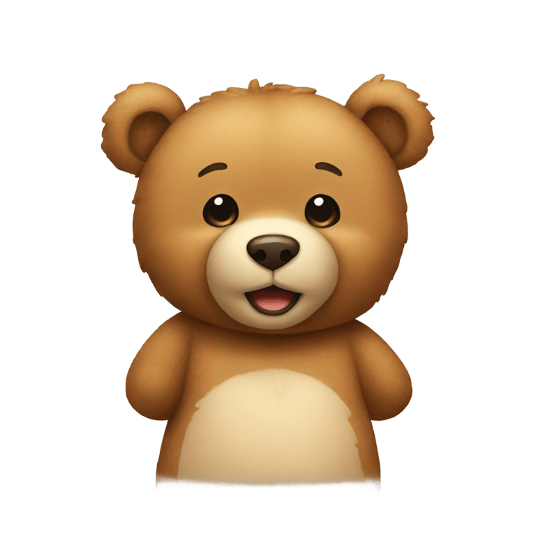 genmoji：轻松的熊