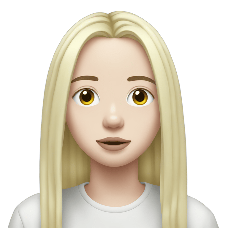 genmoji : Billie Eilish