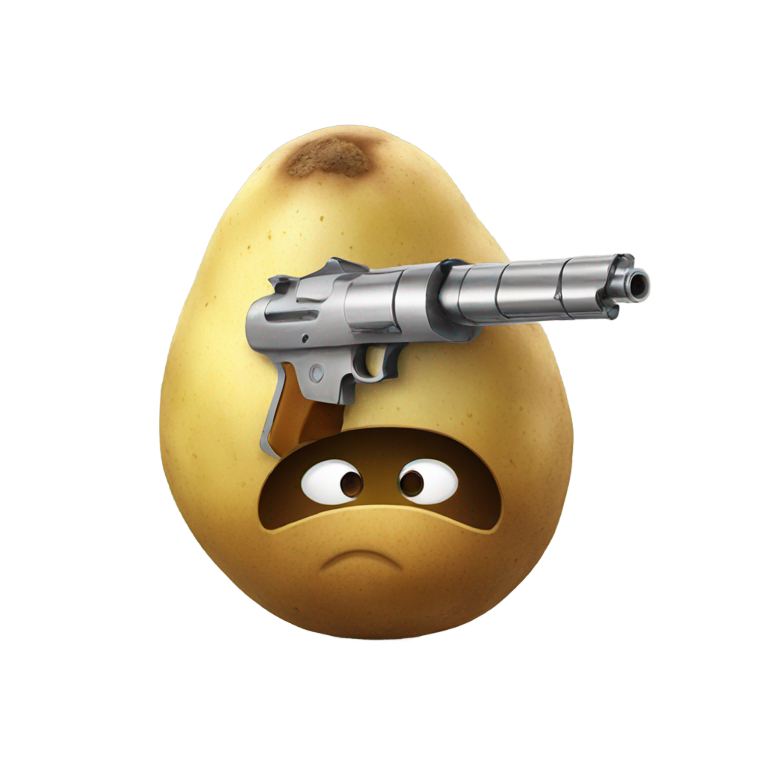 genmoji：带枪的土豆