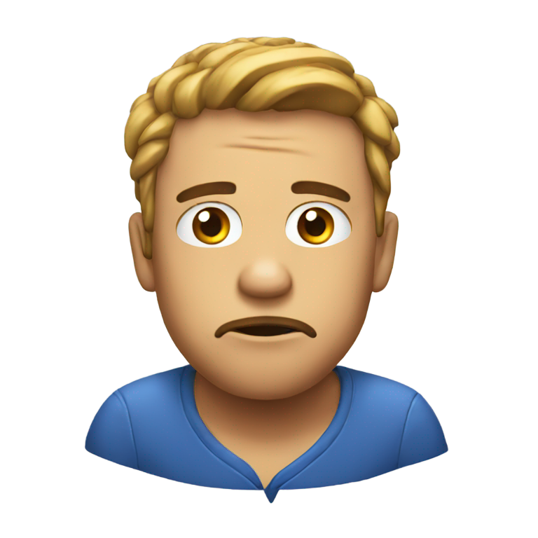 genmoji: bored emoji