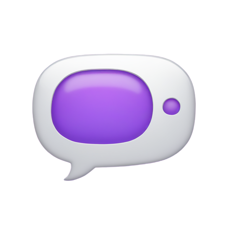 genmoji：speech bubble saying strange