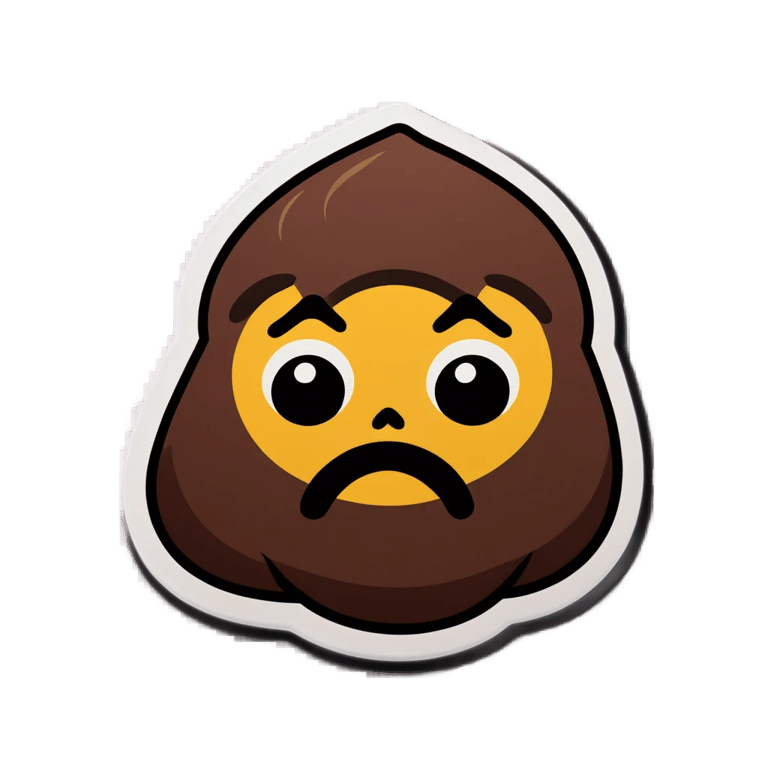 genmoji：Sad poo