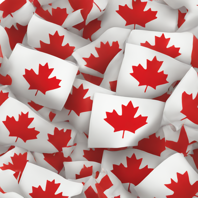 genmoji: heart shaped canada flag