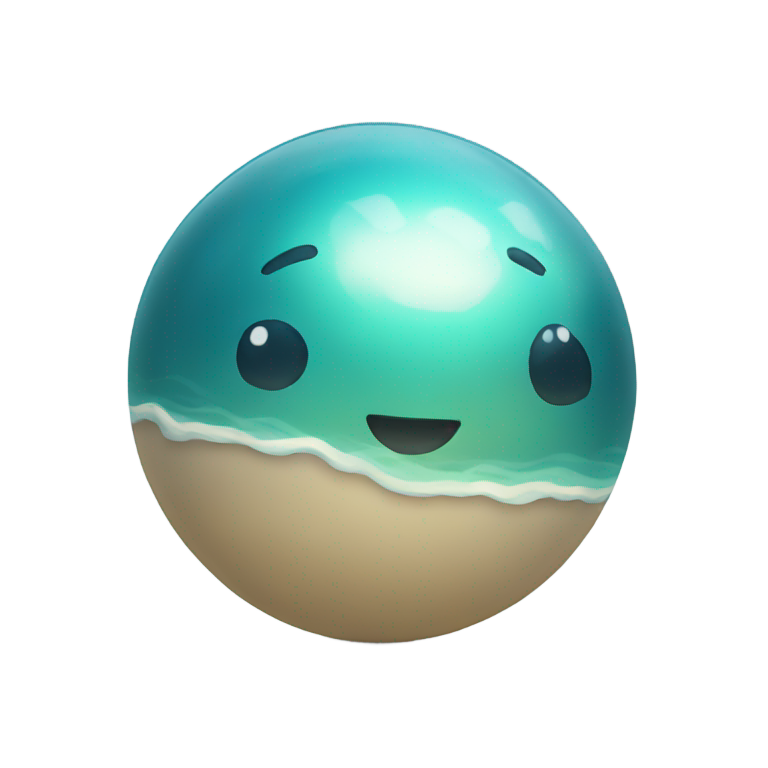 絵文字：Fun ocean ball