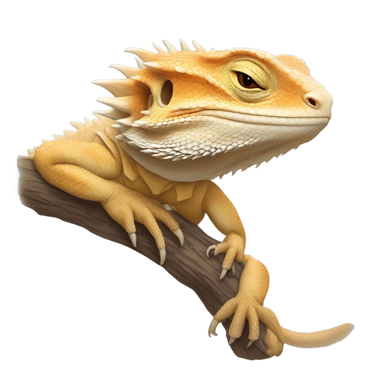genmoji : Dragon barbu endormi