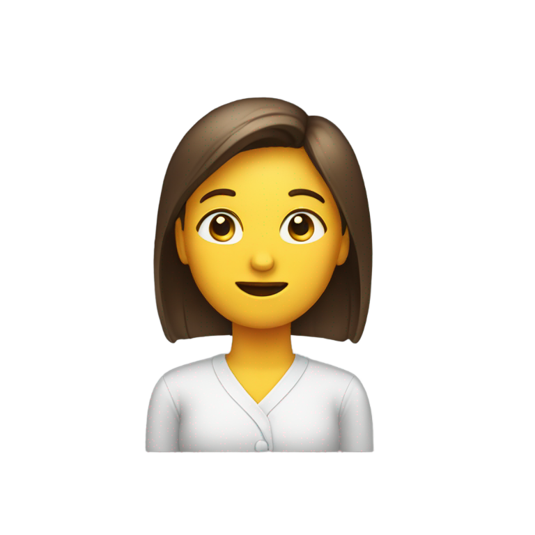genmoji : Une personne disant : "C'est ce qu'elle a dit."