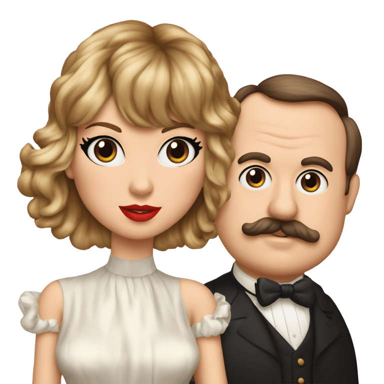 絵文字：テイラー・スウィフトとグロバー・クリーブランド