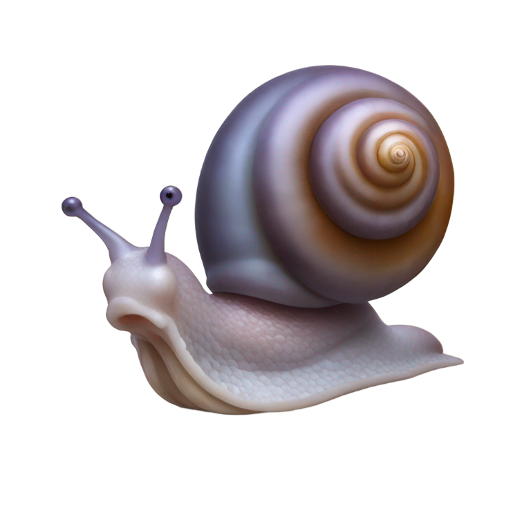 絵文字：ダブルシェル蜗牛