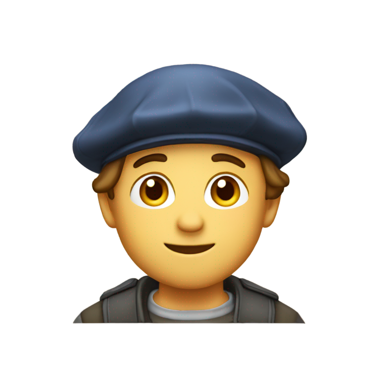genmoji：戴贝雷帽的法国人