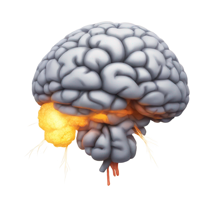 genmoji: Brain getting Nuked