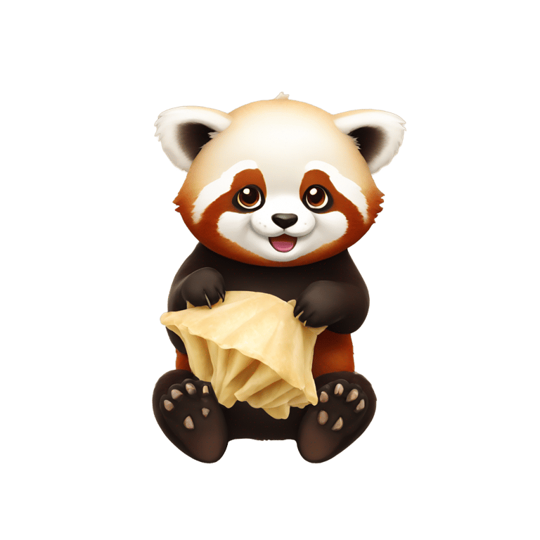 genmoji : Dumpling red panda