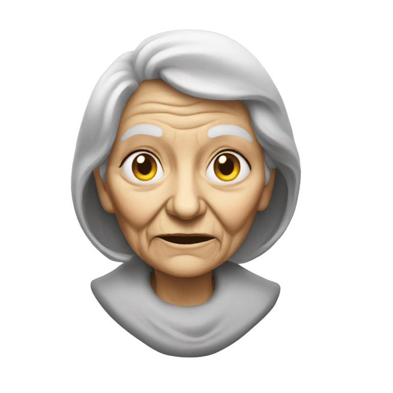 絵文字：evil old woman