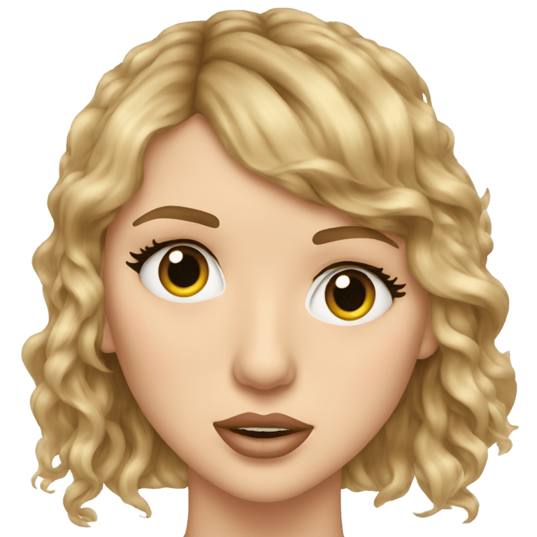 genmoji：泰勒·斯威夫特泪水盈眶