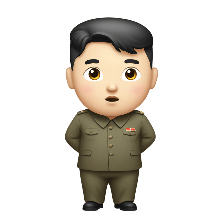 絵文字：キム・ジョンウン1人