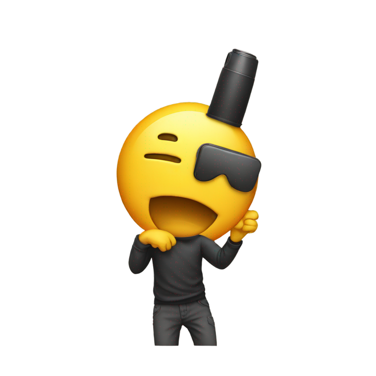 genmoji：表情包脸做dab动作，无身体