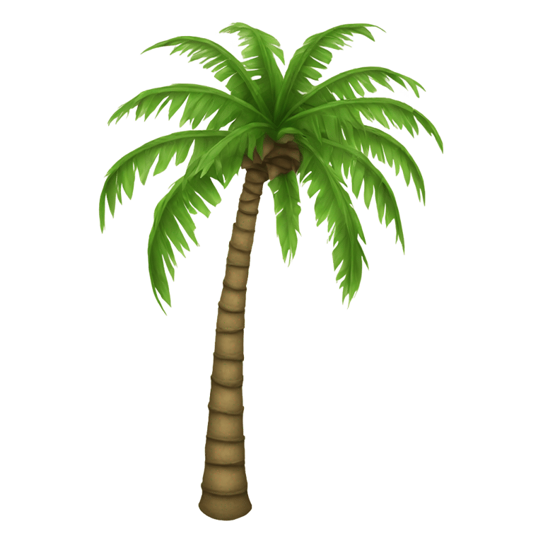 絵文字：A palm tree