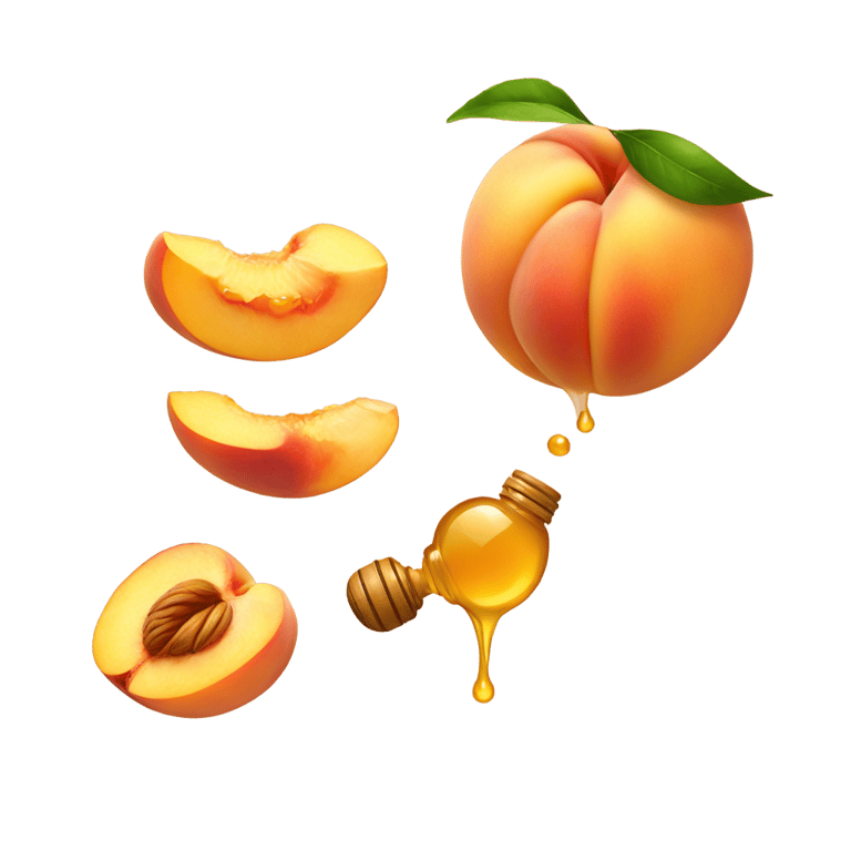 絵文字：peach and honey