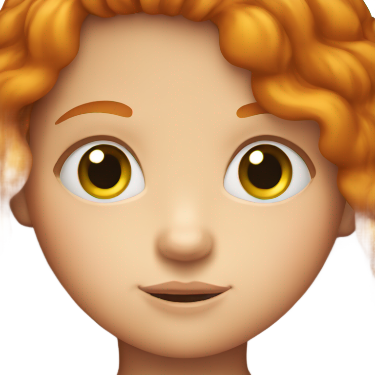 genmoji : rotund ginger child