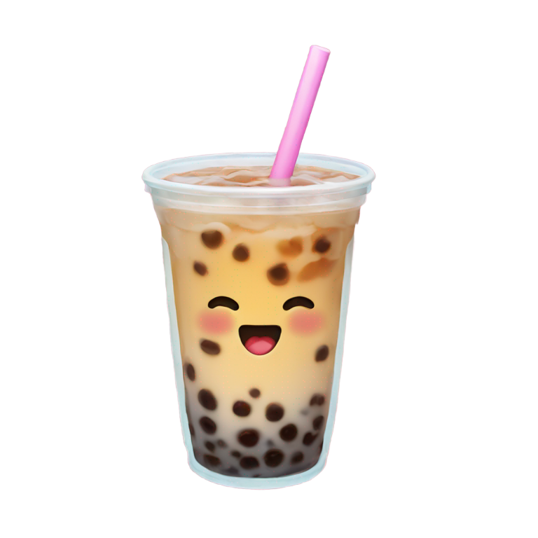 genmoji : Thé au boba