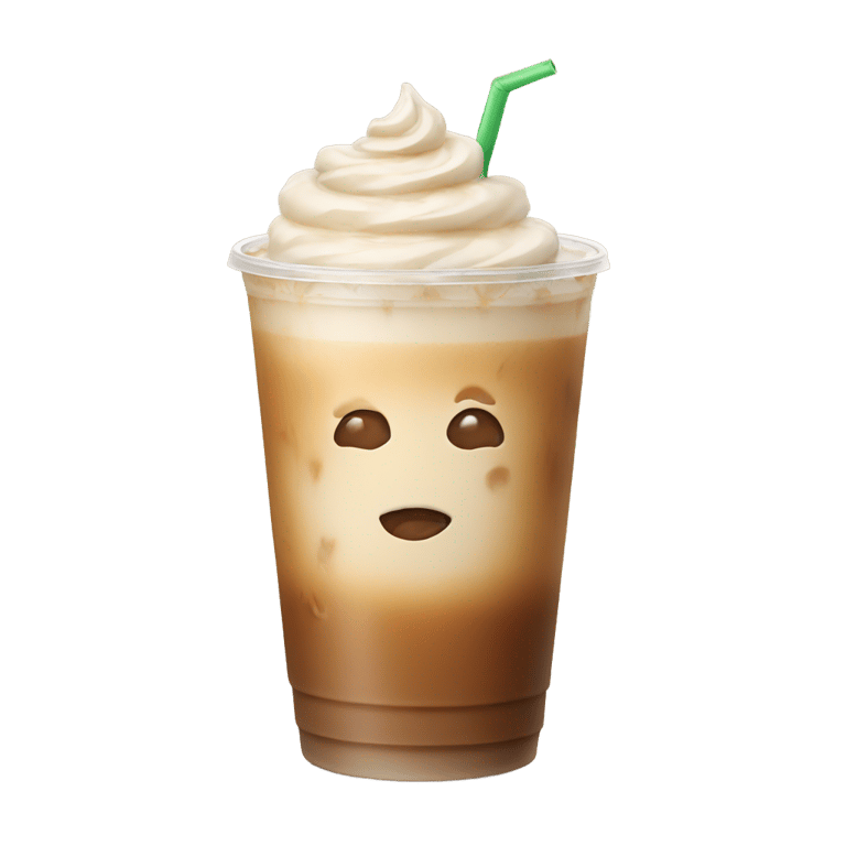 genmoji: Iced latte