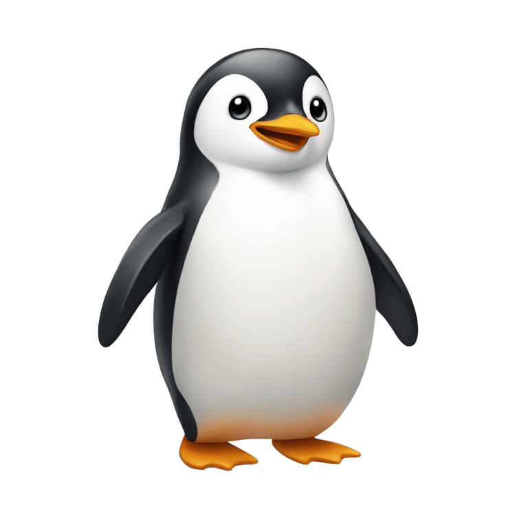 絵文字：happy penguin