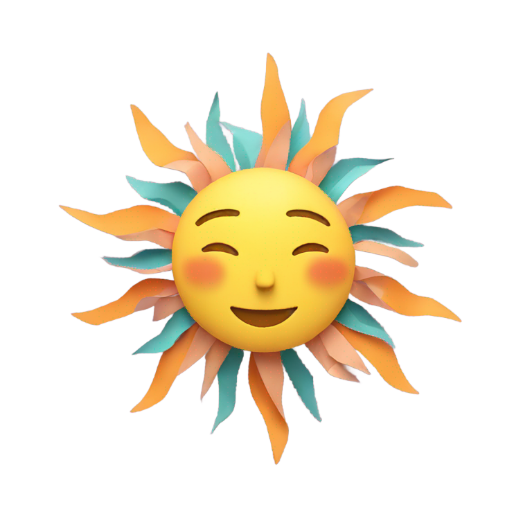 genmoji：纸艺太阳