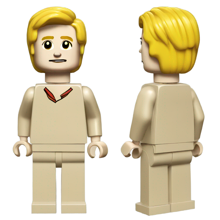 genmoji : Homme Lego Donald Trump