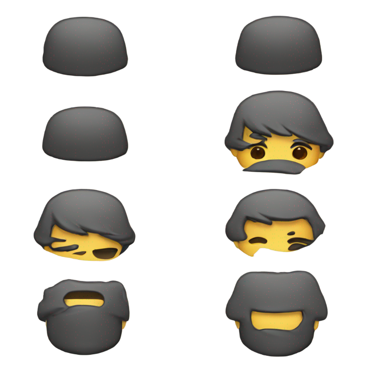 genmoji: Combine the dead male emoji and the shushing emoji