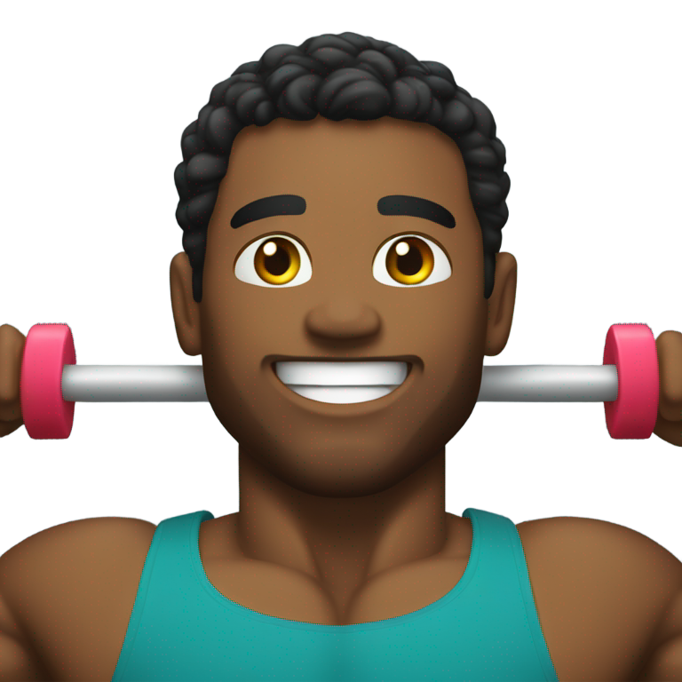genmoji : Athlète de calisthénie faisant des tractions