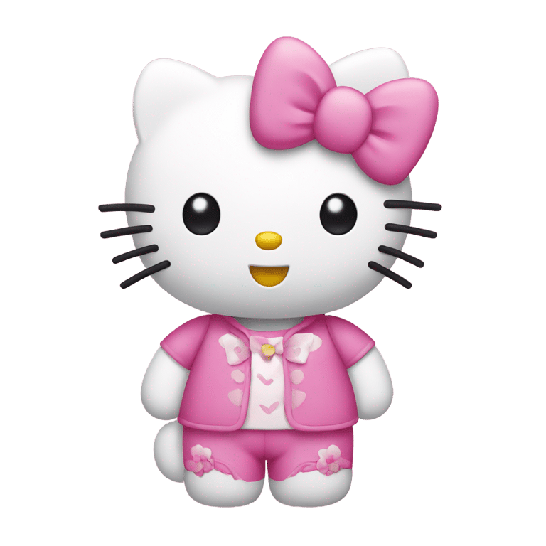 genmoji：粉红色Hello Kitty