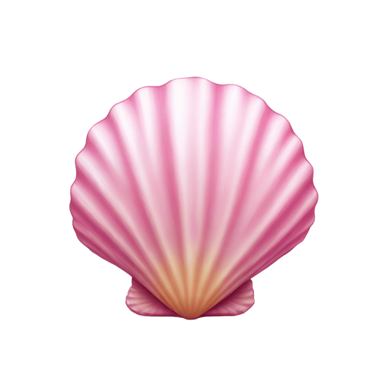 genmoji：粉红色贝壳
