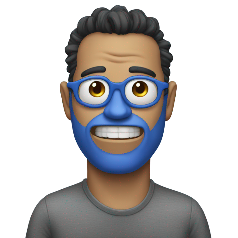 genmoji：蓝色恶霸