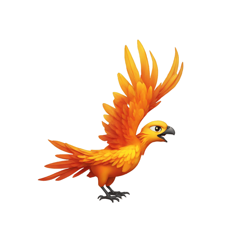 絵文字：Phoenix bird.