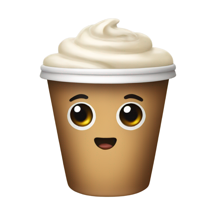 genmoji : Café boba