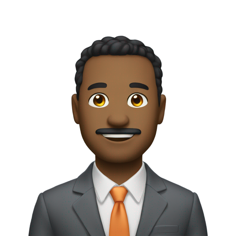 genmoji: 🤵🏻‍♂️ this emoji with no moustache and bright suit
