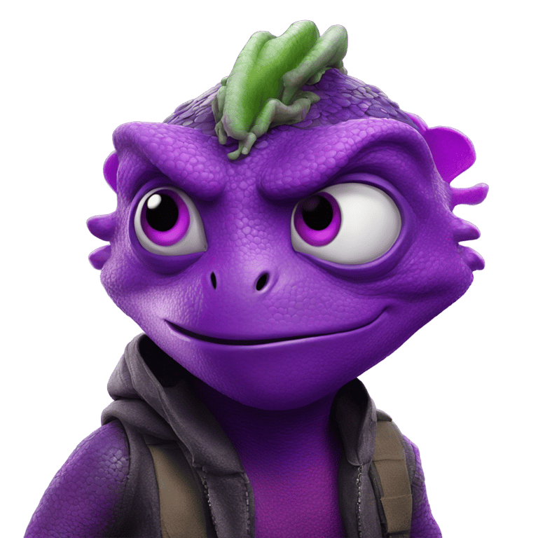 genmoji : Film Espio le caméléon