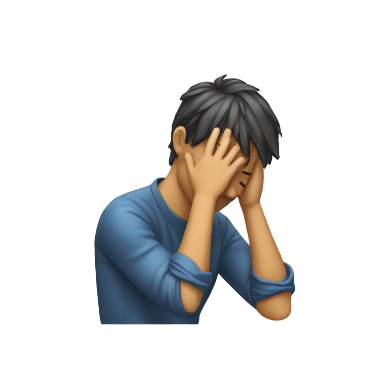 genmoji：捂脸