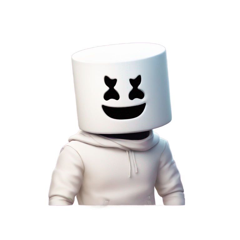 genmoji：Marshmello in Rec Room
